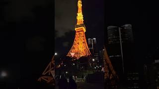 Tokyo tower도쿄타워는 밤에 가세요#일본여행 #야경 #오사카 #한달살기 #교토 #다카마쓰