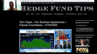 Hedge Fund Tips with Tom Hayes - VideoCast - Episode 292 - May 20, 2025