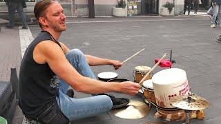 Elaiv_drum | Minimal Techno Street Drummer -  part 3/3