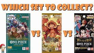 Which One Piece Set to Invest in (Collect)!? OP-08 or PRB-01 or OP-09? (One Piece TCG News)