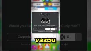 VAZOU NOVO CABELO MASCULINO GRÁTIS NO ROBLOX! #cabelogratisroblox #cabelomasculinodegraçanoroblox