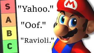 Ranking the MARIO QUOTES from Super Mario 64