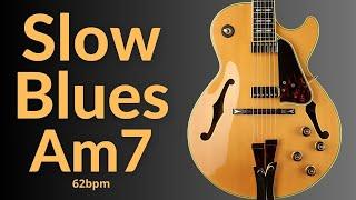 High Class Slow Blues Guitar Backing Tack in A Minor (Am7)