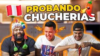 PROBANDO CHUCHERIAS DE PERÚ CON CARTY Y ALEX A LA OBRA 