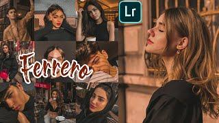 Lightroom Mobile Presets Free DNG | How To Edit Dark Brown Tone In Lightroom | FERRERO PRESET