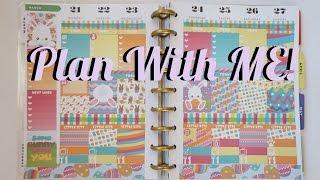 Plan With Me! The Happy Planner- Easter Theme- No White Space!