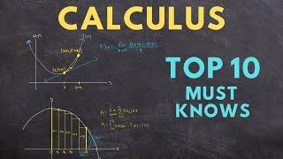 CALCULUS Top 10 Must Knows (ultimate study guide)