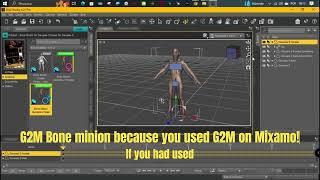 How to import Mixamo animations into DAZ 3D workaround for The WP GURU's script method