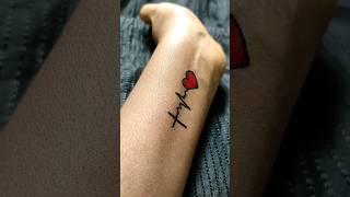 very simple tattoo/faith hope love tattoo #shorts #trending #tattoo