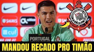 CONHECIDO MUNDIALMENTE! APÓS CONTRATAÇÃO DE DEPAY, CRISTIANO RONALDO FALA DO CORINTHIANS! TIMÃO NEWS