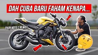 PENANGAN 3 PISTON MOTOR EROPAH MEMANG PADU! | 2024 TRIUMPH STREET TRIPLE RS | FIRST RIDE IMPRESSION