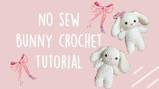 how to crochet a bunny | beginner friendly crochet tutorial (no sewing)