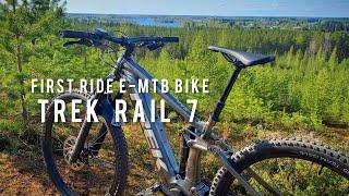 eMTB testiä Jämin poluilla 18.5.2023 || Trek Rail 7