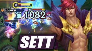 Wild Rift Sett Baron Lane Gameplay in Season 15 (Build & Runes)