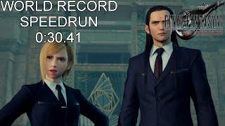 FF VII Rebirth [Hard Mode] Tseng & Elena [WR] Speedrun 0:30.41 [WORLD RECORD]