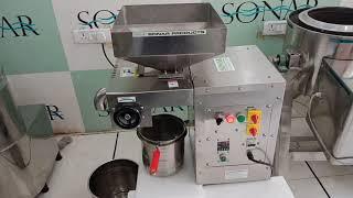 Sonar Commercial Cold Press Oil Machine SA-2017 Latest model 30kg per hour