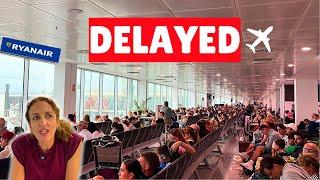 MISERY at Palma Airport as STORMS GROUND FLIGHTS in Mallorca