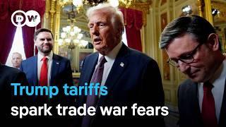 Trump says tariffs will correct trade imbalance | DW News