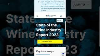 SVB and the Wine Industry #shorts