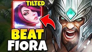 I made this Fiora hate her life with perfect Tryndamere gameplay... (SHE GOT DESTROYED)