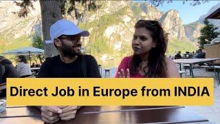 She Got Direct JoB from India in Europe