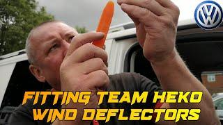 How to fit | Team Heko | wind deflectors | VW transporter T5.1