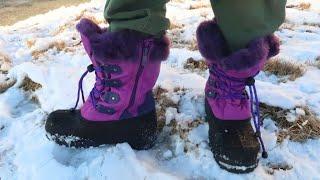 Dream Pairs Faux Fur Lined Kids Snow Boots | Demo + Review