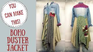 Long Jacket Tutorial | Boho Duster DIY Preview