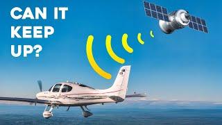 Testing STARLINK INTERNET on a FAST Plane