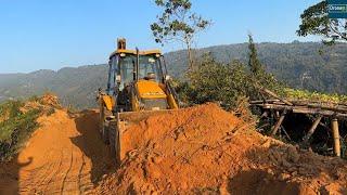 Leveling and Smoothing Newly Constructed Mountain Top Road