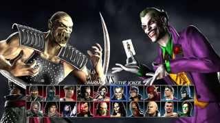 Mortal Kombat vs DC Universe - 2-player gameplay (part 1)