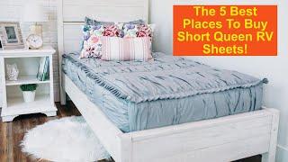 The 5 Best Places To Buy RV Short Queen Sheets!