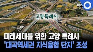 미래세대를 위한 고양 특례시... ‘대곡역세권 지식융합 단지’ 조성