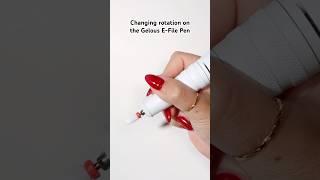 Forward or reverse? Here’s when to use each rotation on your Gelous E-File Pen  #shorts #efile