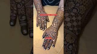 Wait for end  Aman Mehndi Designer Beautiful Mehndi design || Back hand mehandi #shorts #shortsfeed