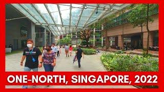 [4K] Singapore one-north 2022 Walking Tour | Ultra-Modern Tech Hub