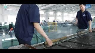 China apisglass tempered glass factory shower glass processing capabilities.