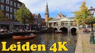 Leiden, Netherlands Walking tour [4K].