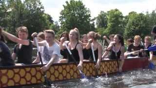 Drachenbootwettbewerb in Fürstenwalde an der Spree