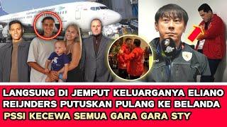  ELIANO PULANG LEBIH AWAL ‼️ Semua Gara gara STY  yang tak mainkan Eliano , PSSI kecewa Berat ??