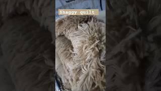 Shaggy quilt #quilt #sherpa #shaggy #blanket #imported #warm #winters #comforter