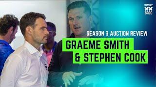 Season 3 Auction Review with Graeme Smith and Stephen Cook | Betway SA20