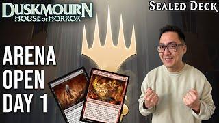 It's Time To Win $2000 In The Arena Open! | Arena Open Day 1 | Duskmourn Sealed Deck | MTG Arena