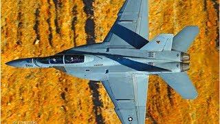 EA-18G咆哮者不仅是一款电子战型号，超低空飞行训练也不放松