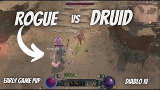 Rogue vs Druid 1v1 - early game PvP [[DIABLO 4]]