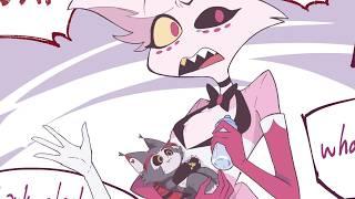 HUSK GOT TURNED INTO A KITTEN?! - Hazbin Hotel comic dub