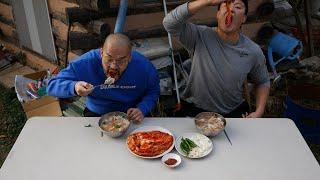 "국밥50인분" 끓여서 장관님 대접했습니다 (대성공)