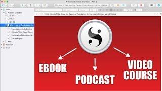 I Write My Podcast (and Everything Else) in Scrivener