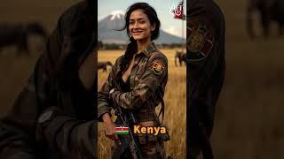 Smiling female hero each of country #military #animals #Malaysia #denmark #vietnam #hungary