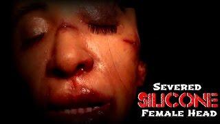 Silicone Severed Female Head